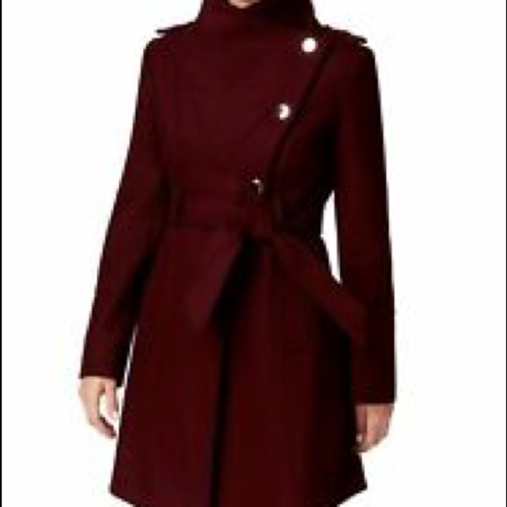 🖤 Guess 🖤 Black Wool Wrap Coat